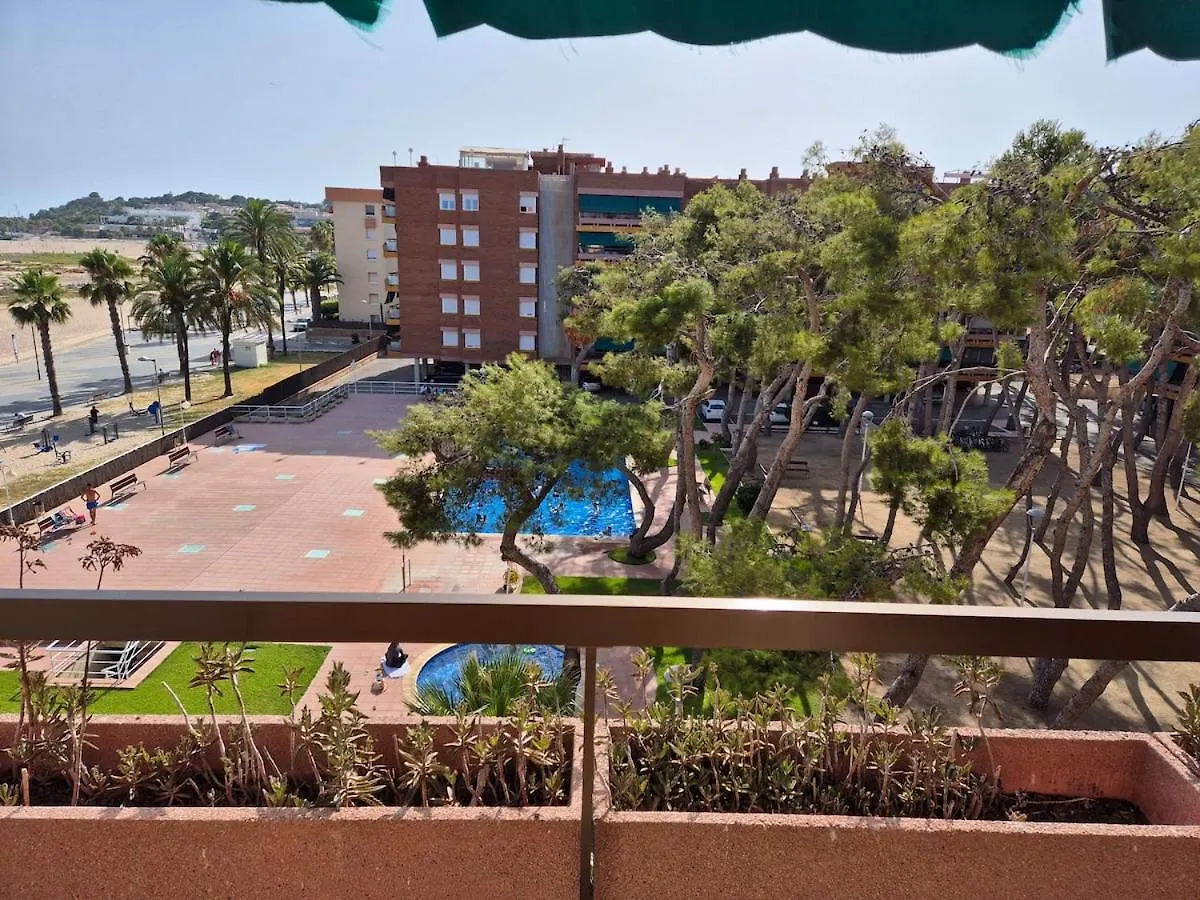 Apartment At037 Els Pins, Primera Linea, Piscina, Vistas Torredembarra